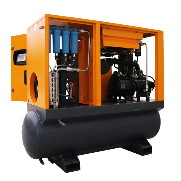 Enclosed all-in-one screw air compressor(All types)